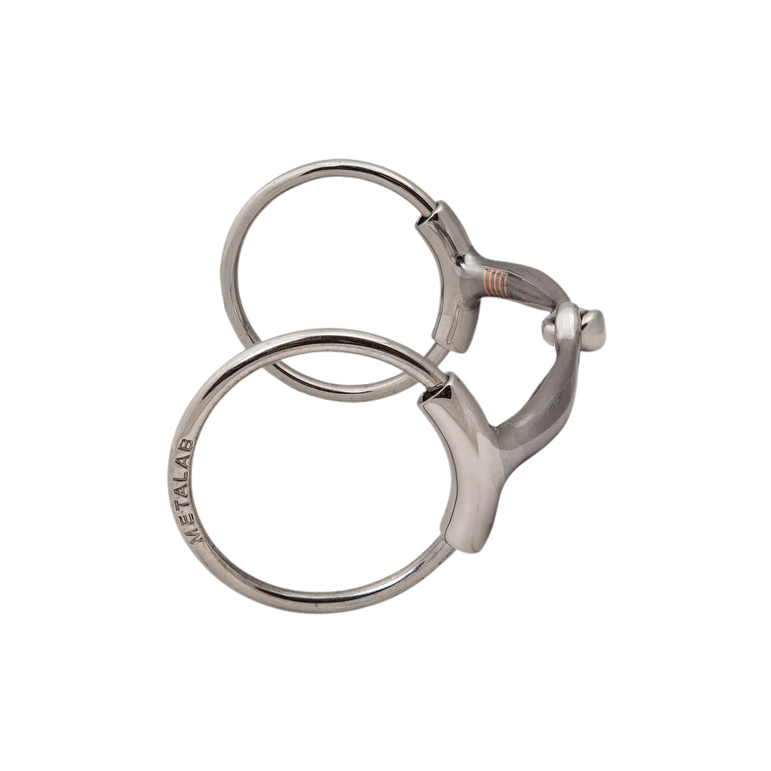 Bf Anti-Collapse Jointed Snaffle Curved Copper Inlays 12Mm - MO00856 1
