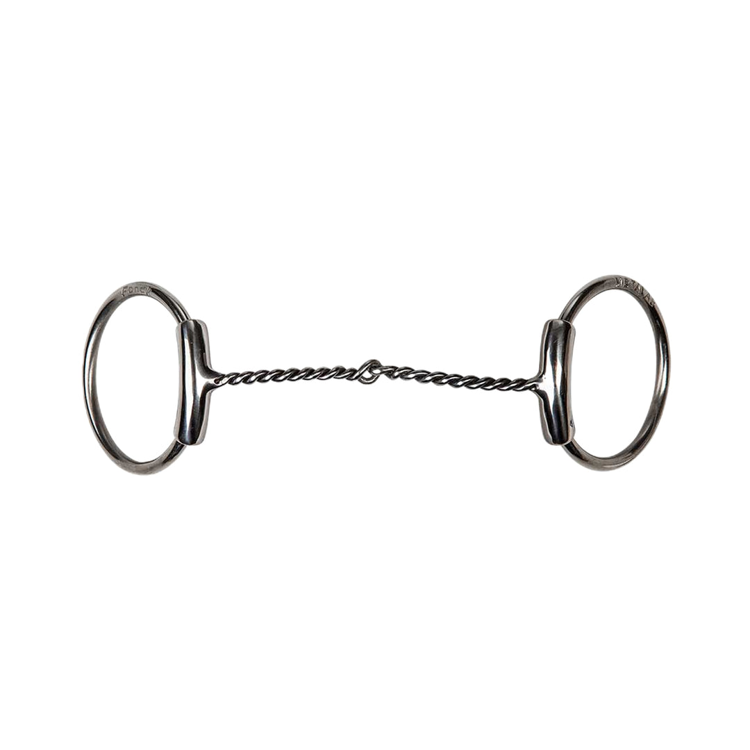 Bf O-Snaffle Bit Curved And Twisted Wire 5Mm