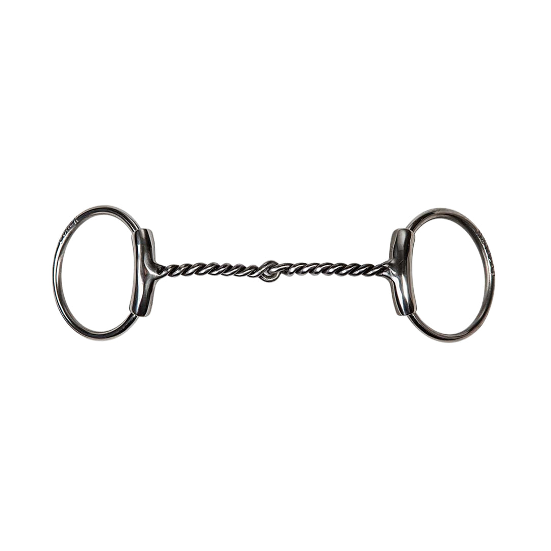 Bf O-Snaffle Bit Curved And Twisted Wire 6Mm