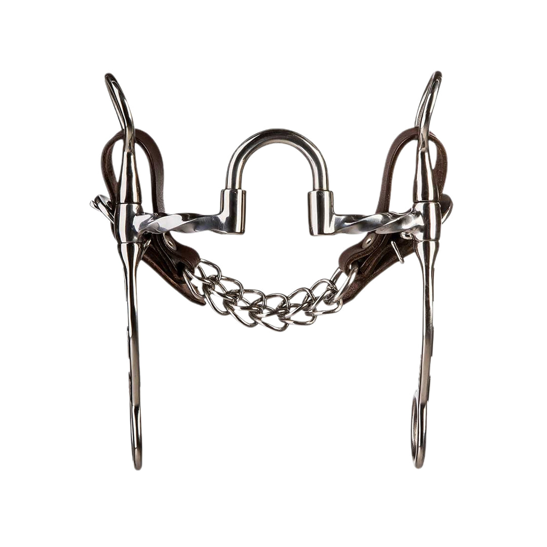 Bf Correctional Bit With Twisted Bars And Medium Cheeks Engraved 10Mm