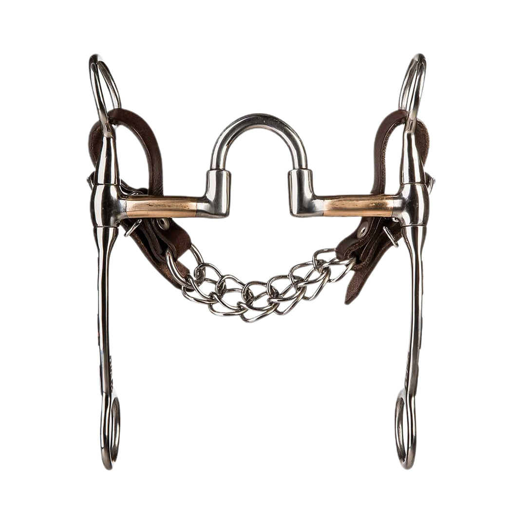 Bf Correctional Bit With Copper Covered Bars And Medium Cheeks Engraved 11Mm - MO00876 1