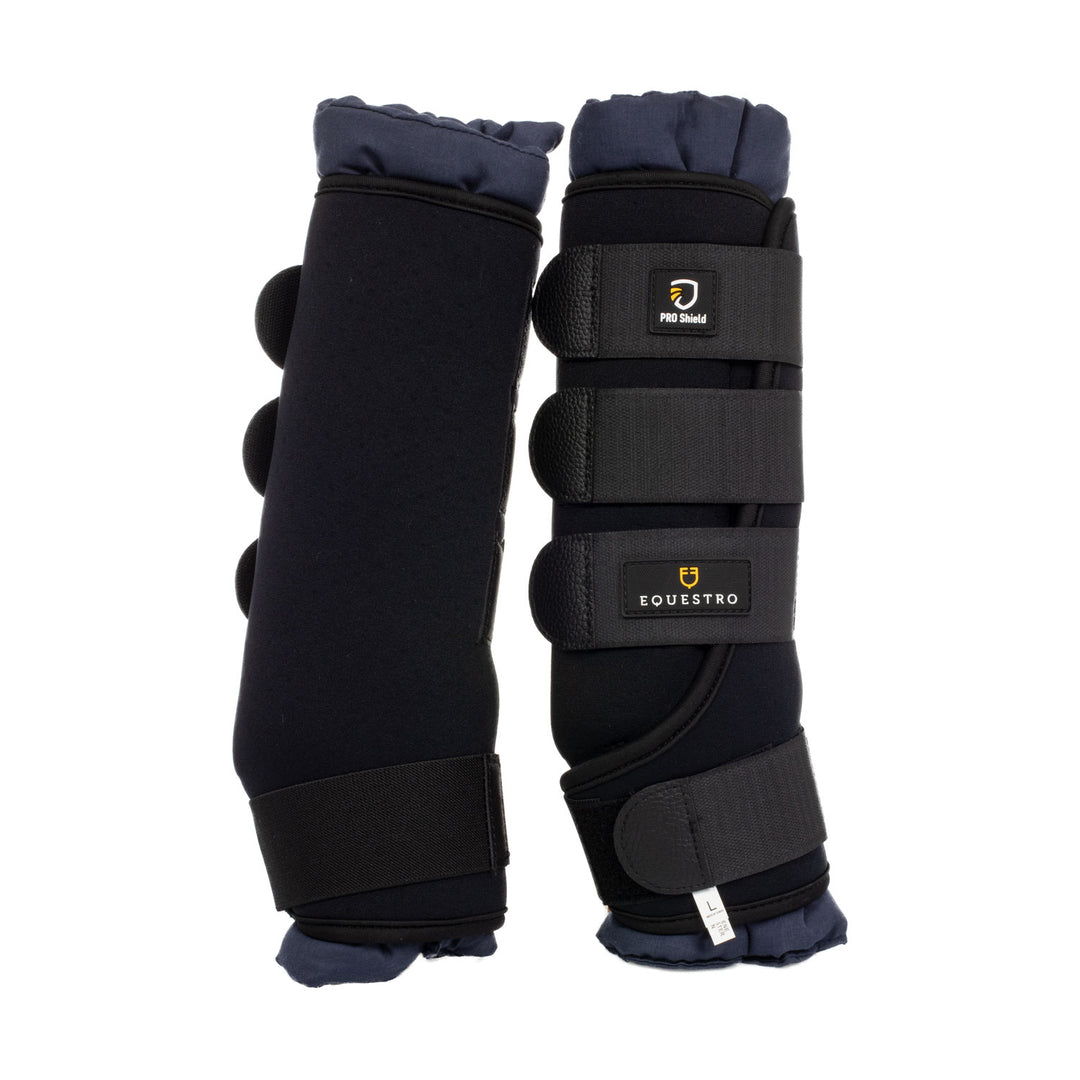 Equestro Neoprene Stable Boots - Navy