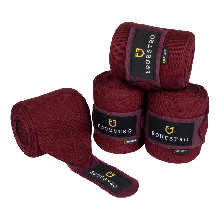 Equestro Knitted Bandages - White