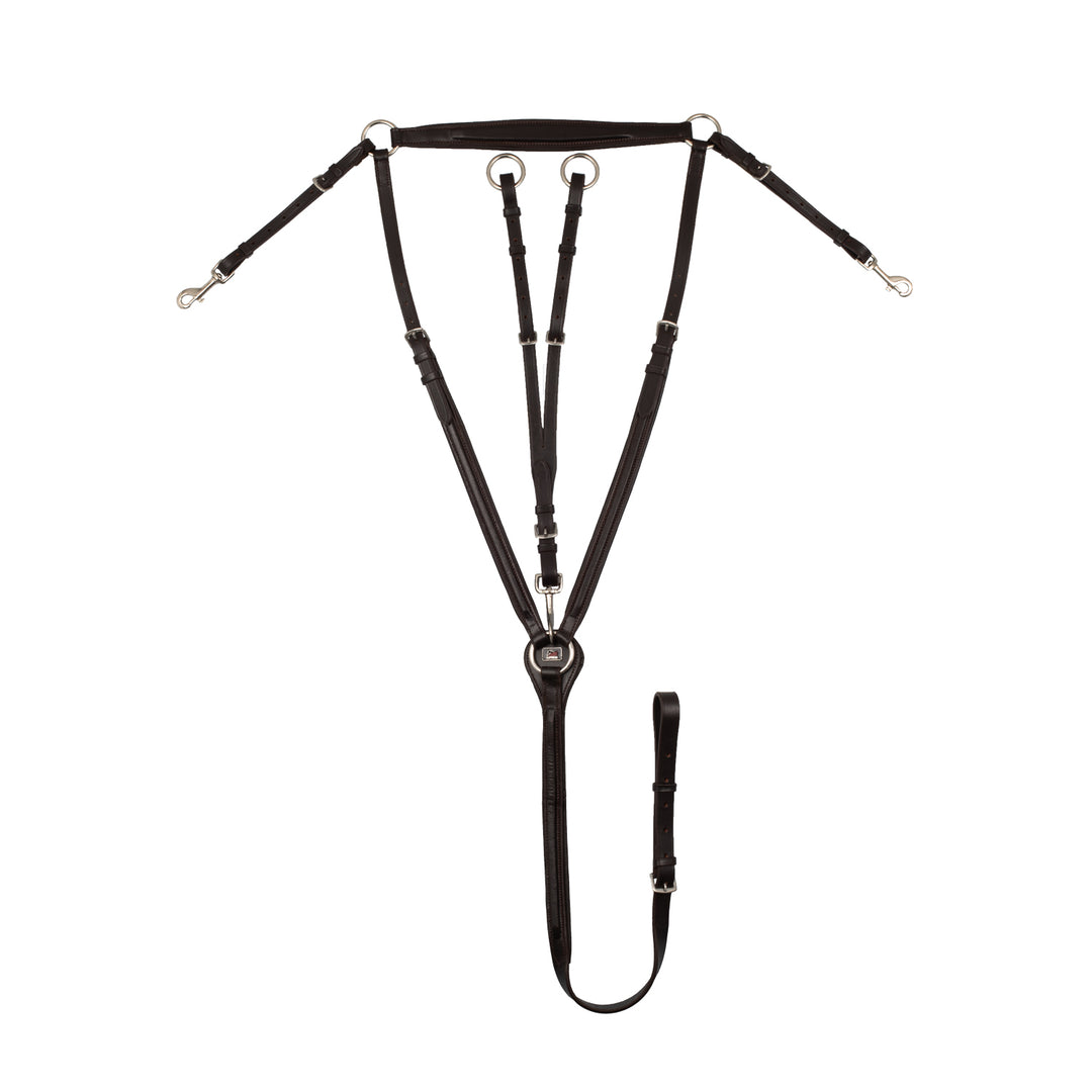 Padded Breastplate With Removable Martingale - SUH02010_BN 1