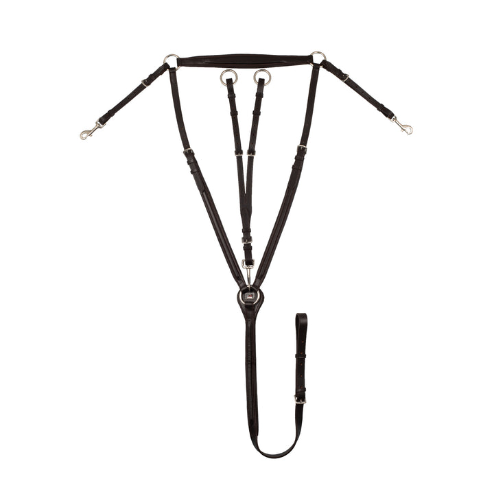 Padded Breastplate With Removable Martingale - SUH02010_BN 1