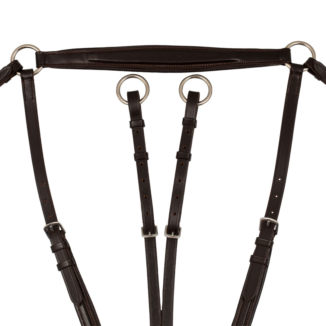 Padded Breastplate With Removable Martingale - SUH02010_BN 5