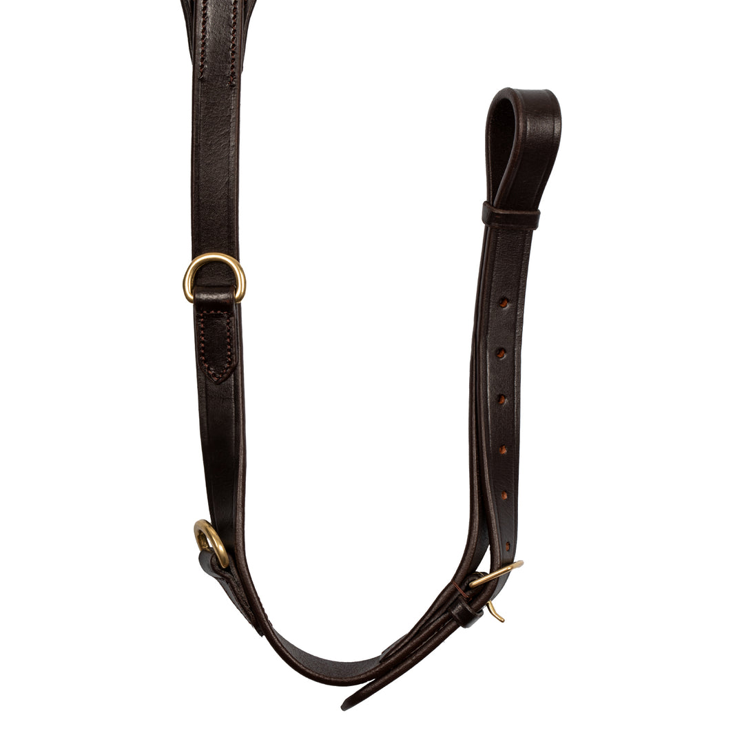 Leather Fork Breastplate With Gold Clincher - SUH02030_BN 3
