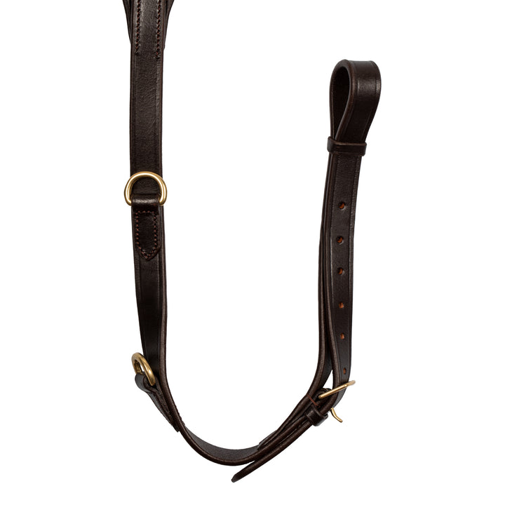 Leather Fork Breastplate With Gold Clincher - SUH02030_BN 3
