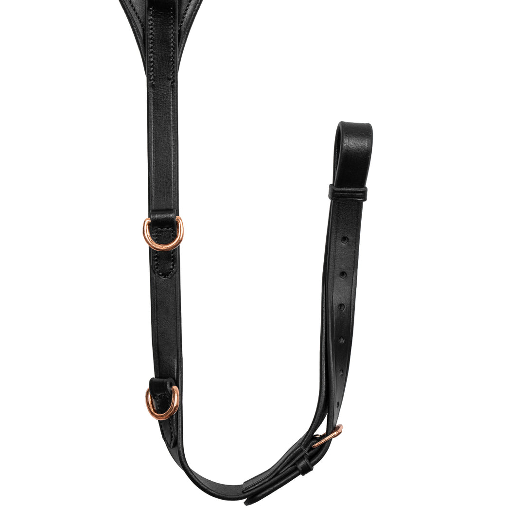 Breastplate With Tread Details Leather Fork - SUH02031_BK 3