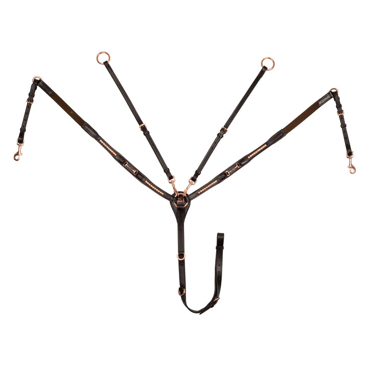 Breastplate With Tread Details Leather Fork - SUH02031_BN 1