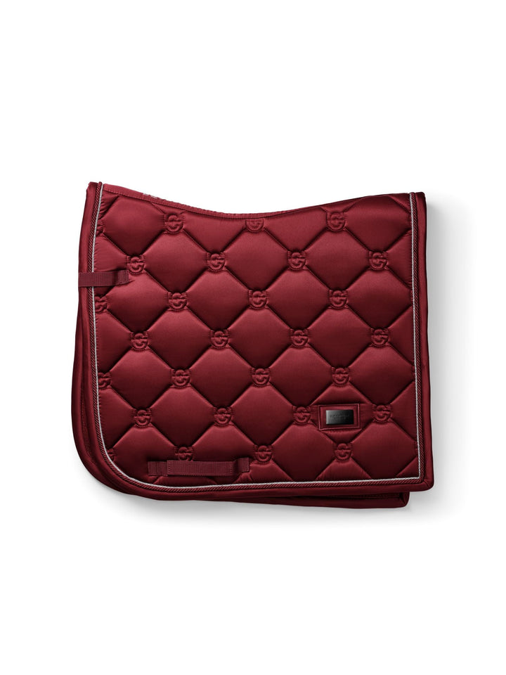 Equestrian Stockholm Classic Dressage Saddle Pad - Bordeaux - Dressage Saddle Pad - Kingdom Equestrian