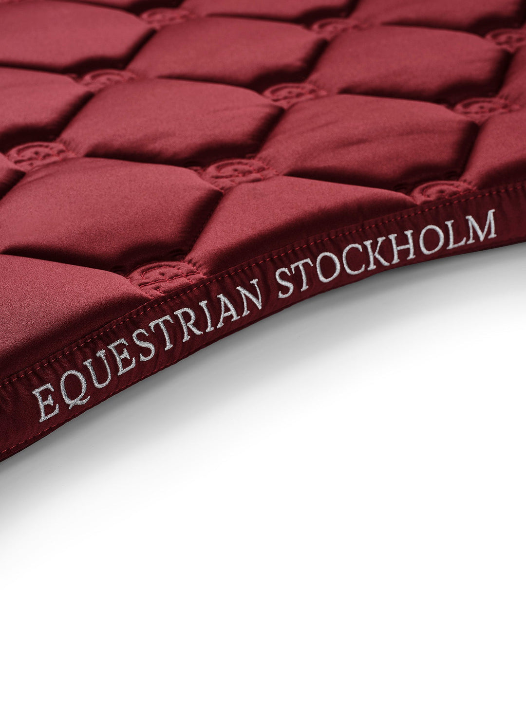 Equestrian Stockholm Classic Dressage Saddle Pad - Bordeaux - Dressage Saddle Pad - Kingdom Equestrian
