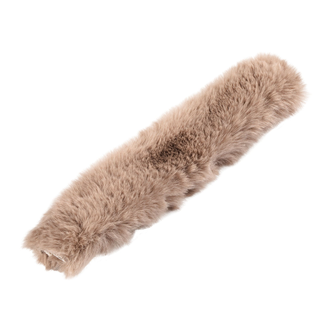 Equestro Synthetic Sheepskin Noseband - Natural