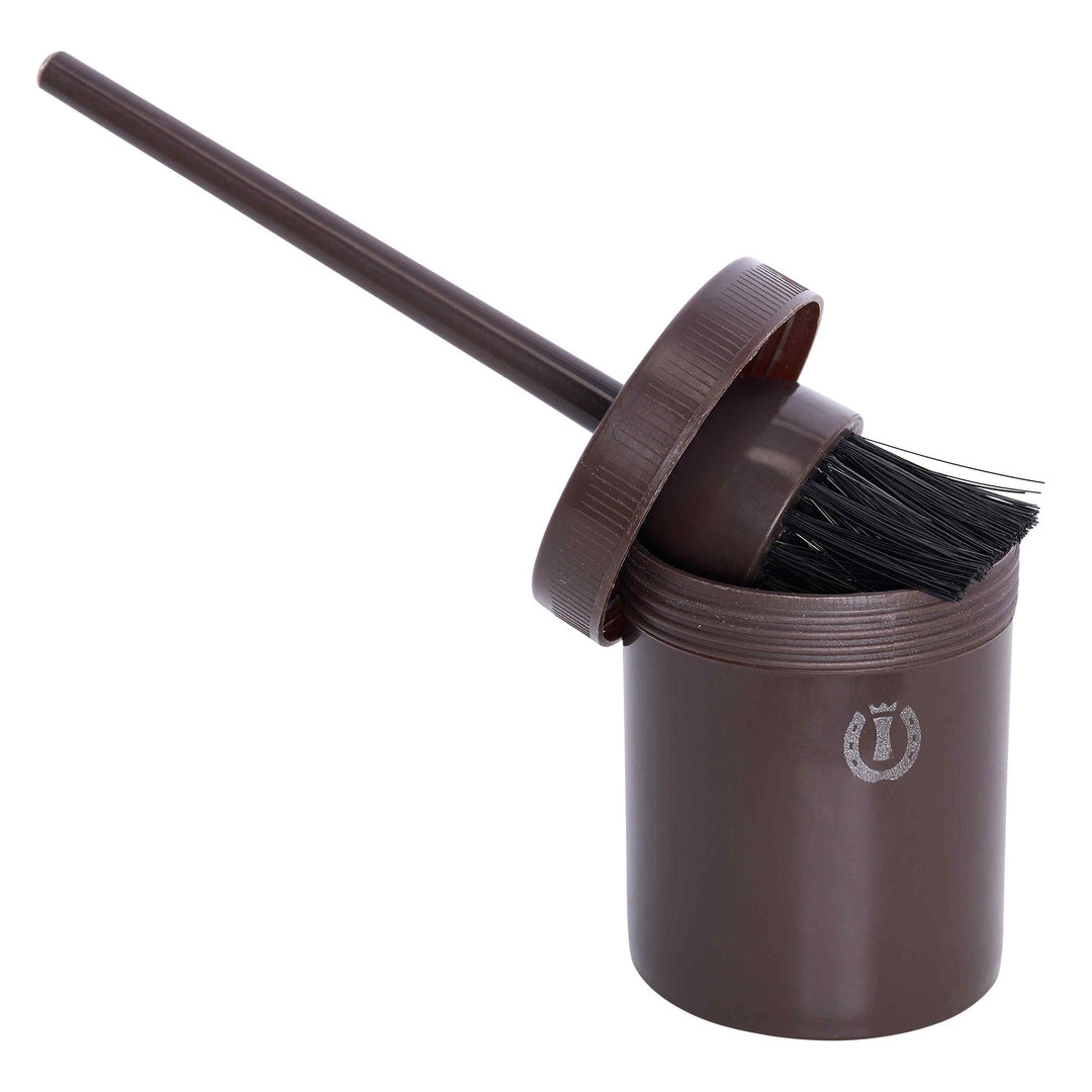 Imperial Riding Hoof Oil Brush with Container - Walnut