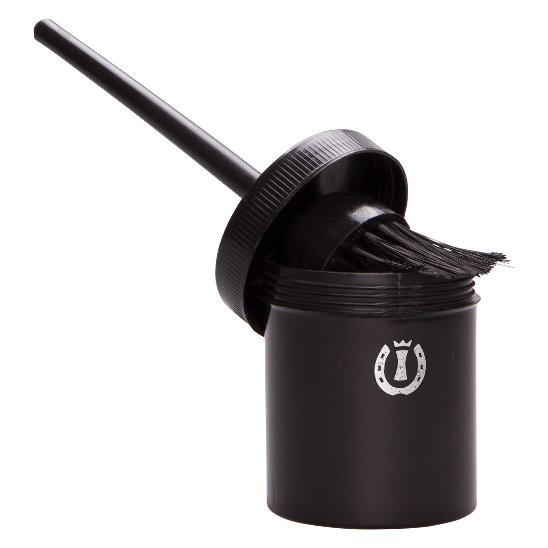 Imperial Riding Hoof Oil Brush with Container - Black