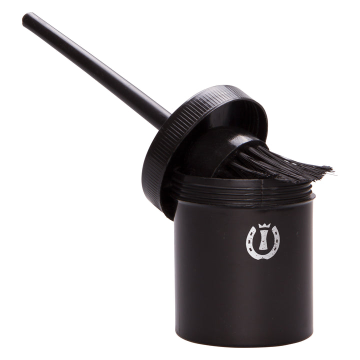 Imperial Riding Hoof Oil Brush with Container - Black