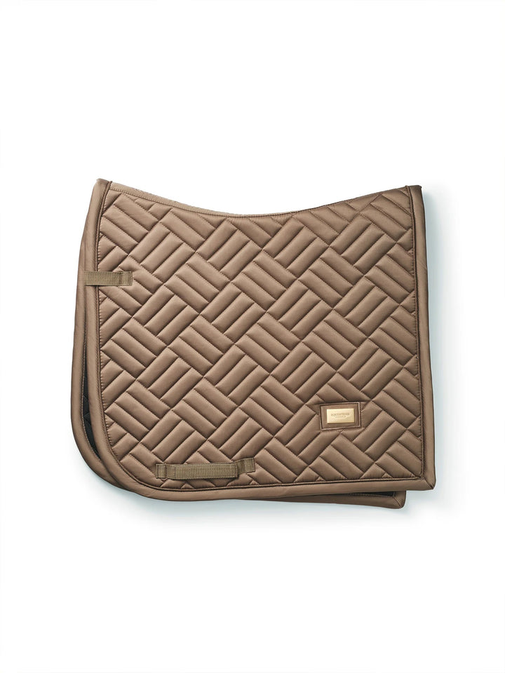 Equestrian Stockholm Modern Classic Dressage Saddle Pad - Champagne - Dressage Saddle Pad - Kingdom Equestrian