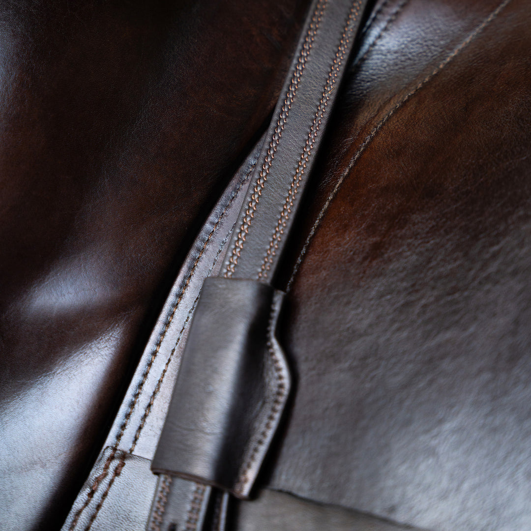 Imperial Riding Stirrup Leathers Monoleaf - Dark Brown