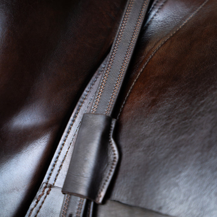 Imperial Riding Stirrup Leathers Monoleaf - Dark Brown