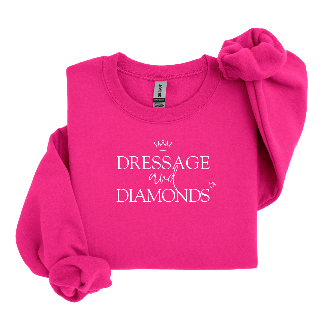 Dressage and Diamonds Sweatshirt - Sweatshirt - Kingdom Equestrian