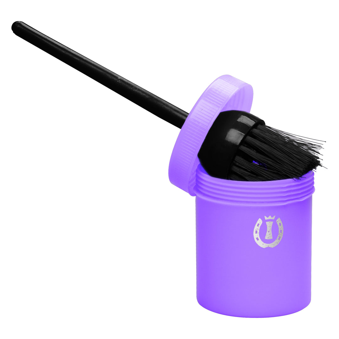 Imperial Riding Hoof Oil Brush with Container - Royal Purple