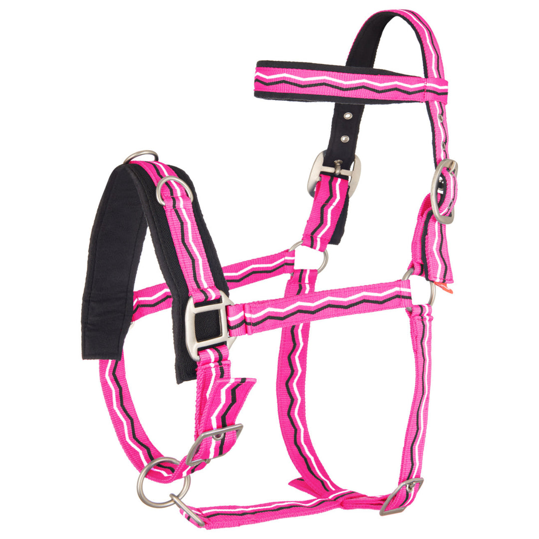 Imperial Riding Cavesson in Neon Pink