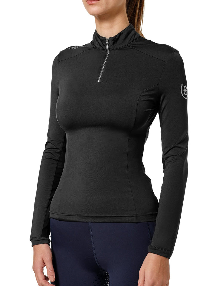 Equestrian Stockholm Air Breeze Sunshirt Black Edition - Top - Kingdom Equestrian