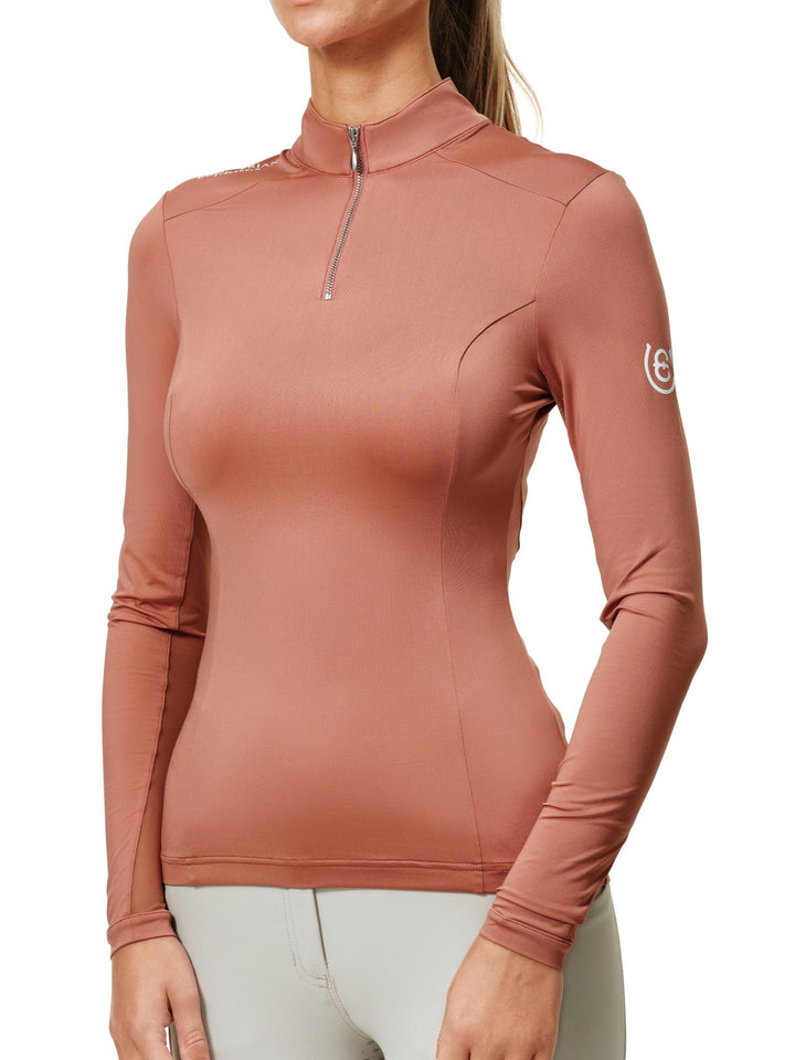Equestrian Stockholm Air Breeze Sunshirt Coral - Top - Kingdom Equestrian