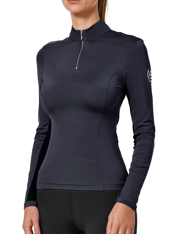 Equestrian Stockholm Air Breeze Sunshirt Midnight Blue - Top - Kingdom Equestrian