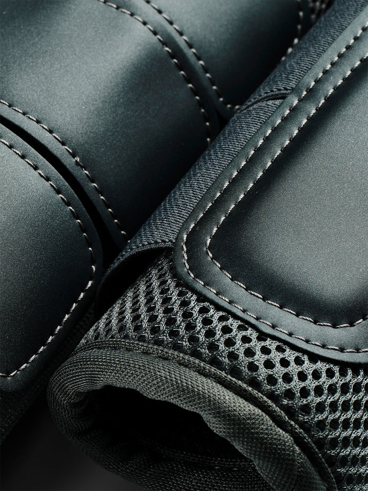 Equestrian Stockholm Classic Mesh Brushing Boots - Avenue Green - Brushing Boots - Kingdom Equestrian