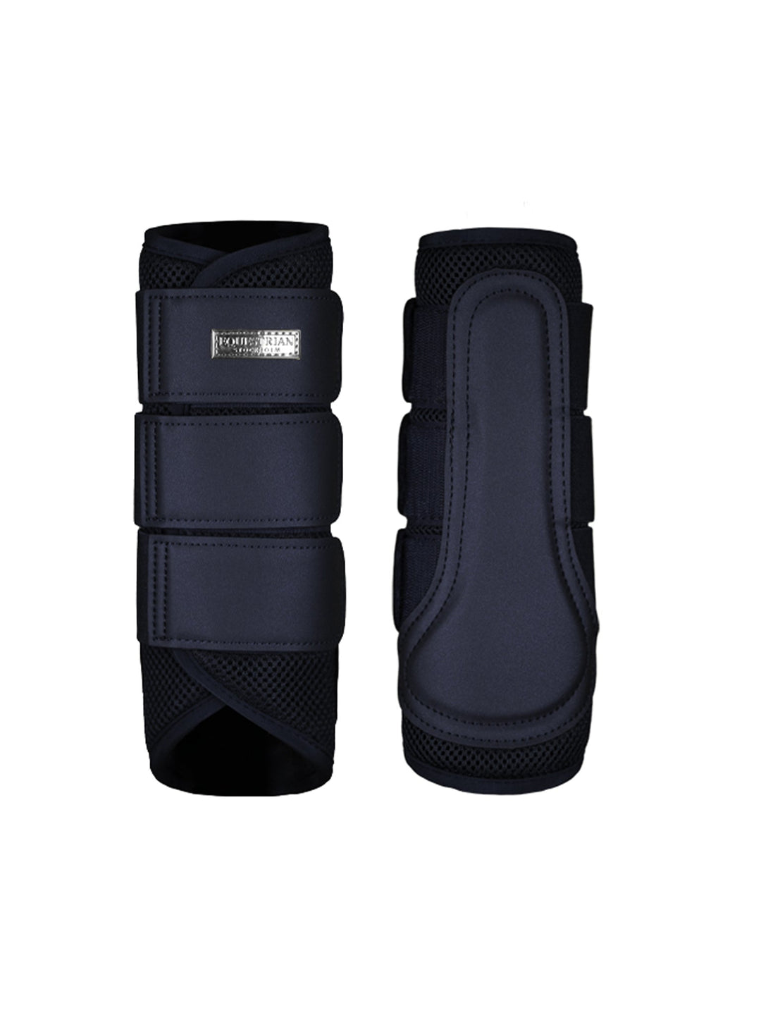 Equestrian Stockholm Classic Mesh Brushing Boots - Midnight Blue - Brushing Boots - Kingdom Equestrian