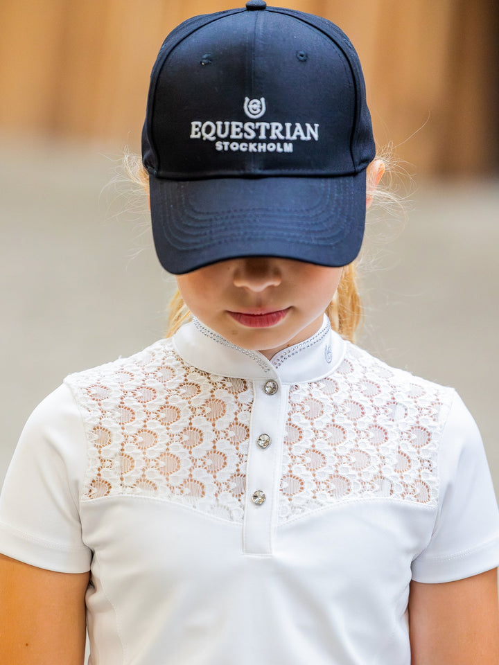 Equestrian Stockholm Crystal Champion Competition Top Young Rider White - Crystal Champion Competition Top - Kingdom Equestrian
