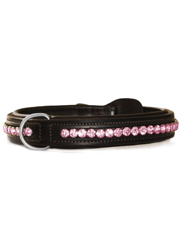 Equestrian Stockholm Dog Collar All In Pink - Dog Collar - Kingdom Equestrian