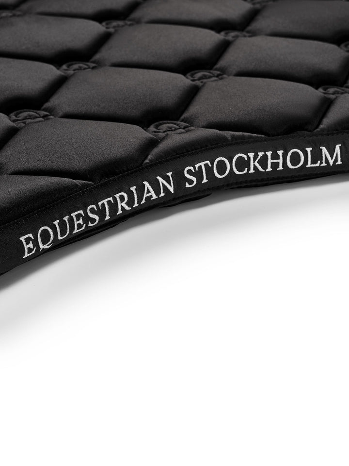 Equestrian Stockholm Dressage Saddle Pad Black Edition - Dressage Saddle Pad - Kingdom Equestrian
