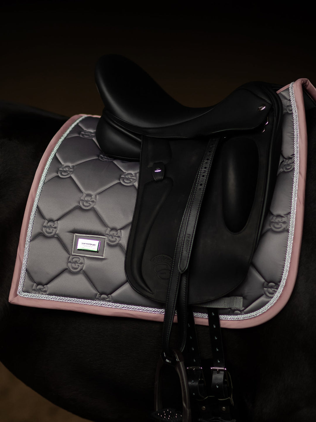 Equestrian Stockholm Dressage Saddle Pad Dusty Pink - Dressage Saddle Pad - Kingdom Equestrian