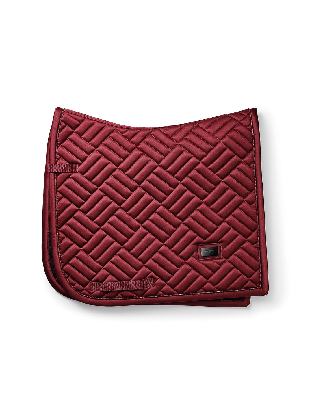 Equestrian Stockholm Dressage Saddle Pad Modern Bordeaux - Dressage Saddle Pad - Kingdom Equestrian