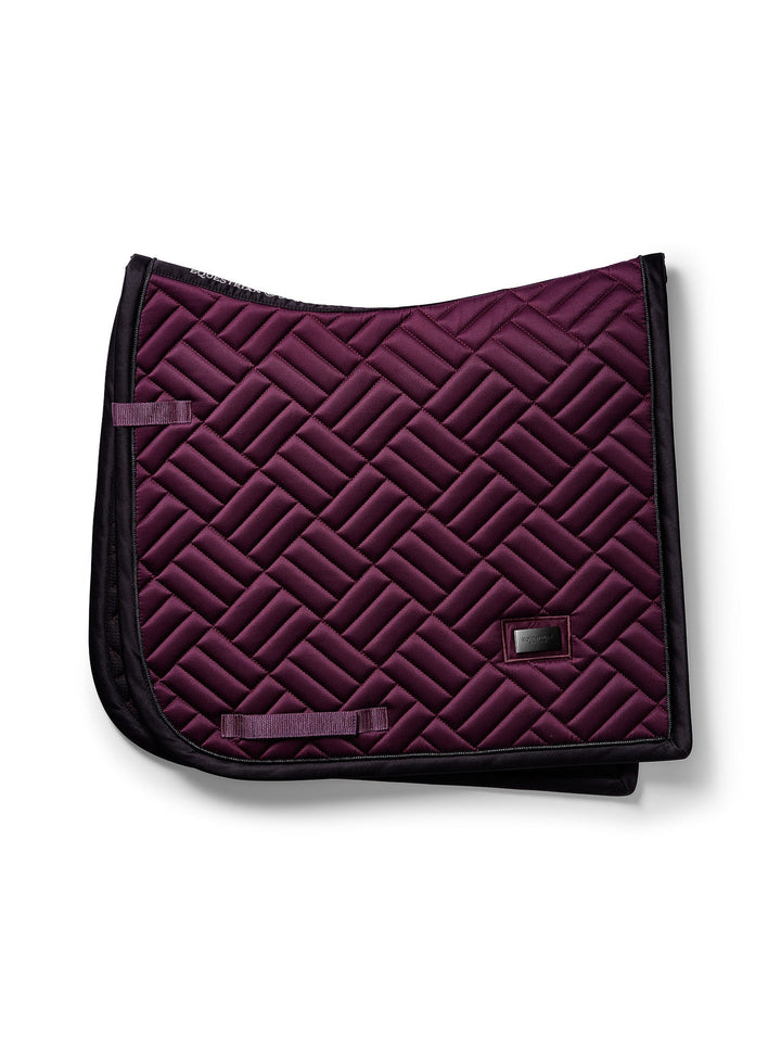 Equestrian Stockholm Dressage Saddle Pad Modern Purple Night - Dressage Saddle Pad - Kingdom Equestrian