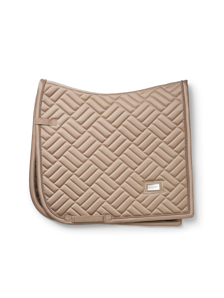 Equestrian Stockholm Dressage Saddle Pad Modern Sand - Dressage Saddle Pad - Kingdom Equestrian