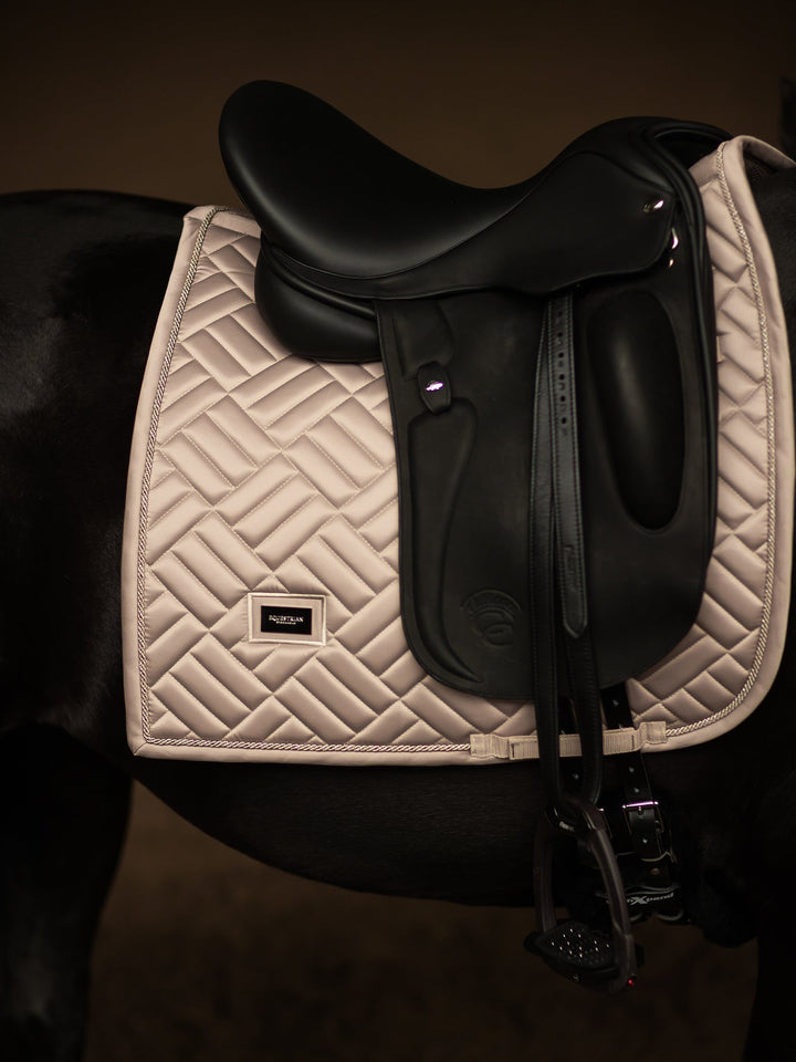 Equestrian Stockholm Dressage Saddle Pad Modern Sand - Dressage Saddle Pad - Kingdom Equestrian