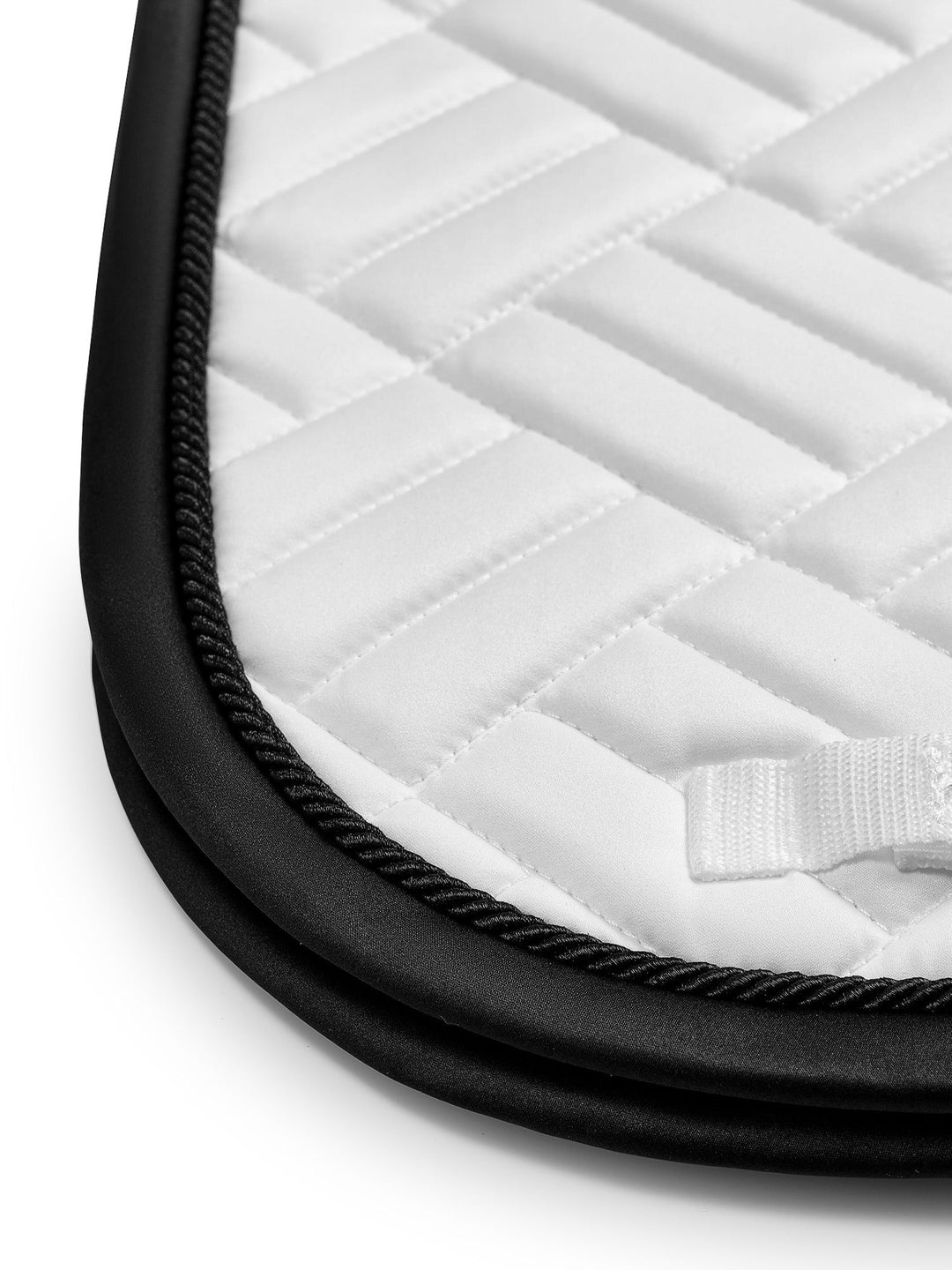 Equestrian Stockholm Dressage Saddle Pad Modern White Black Edition - Dressage Saddle Pad - Kingdom Equestrian