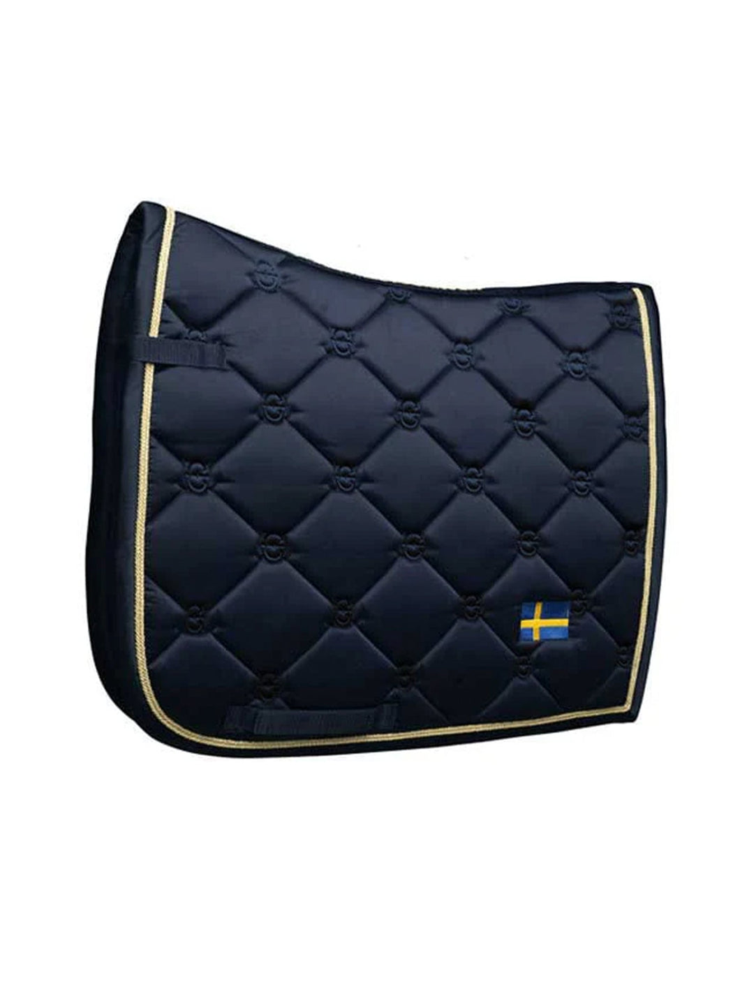 Equestrian Stockholm Dressage Saddle Pad Sweden Nation Navy - Dressage Saddle Pad - Kingdom Equestrian