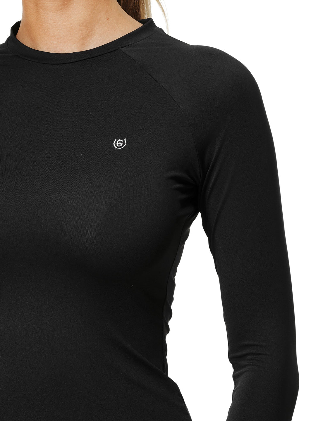 Equestrian Stockholm Dynamic Base Layer Top Black - Top - Kingdom Equestrian