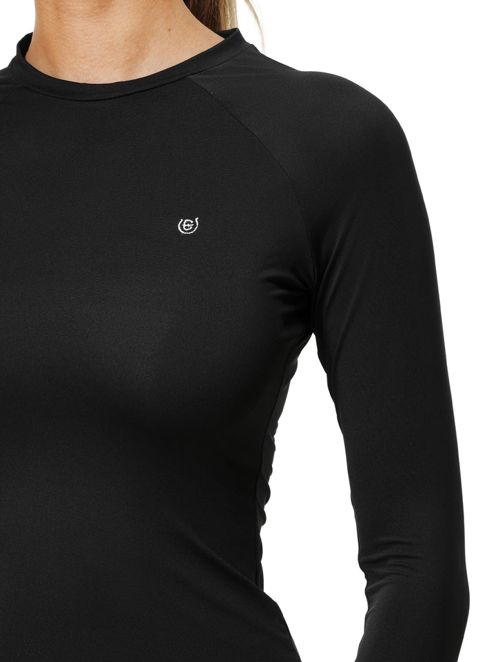 Equestrian Stockholm Dynamic Base Layer Top Black - Top - Kingdom Equestrian