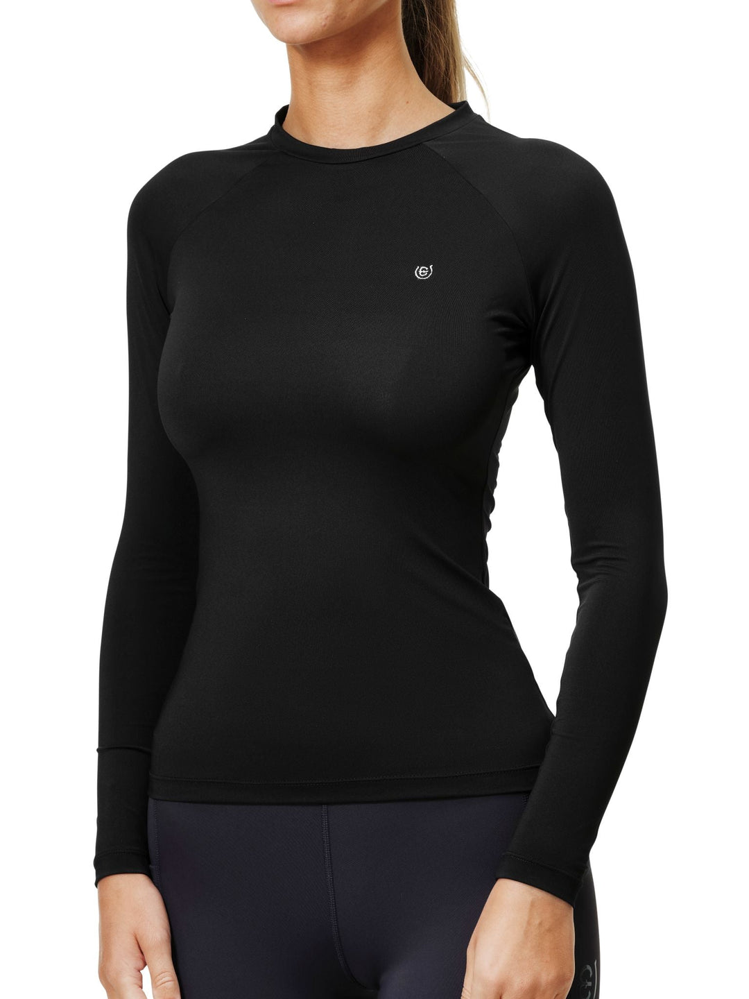 Equestrian Stockholm Dynamic Base Layer Top Black - Top - Kingdom Equestrian