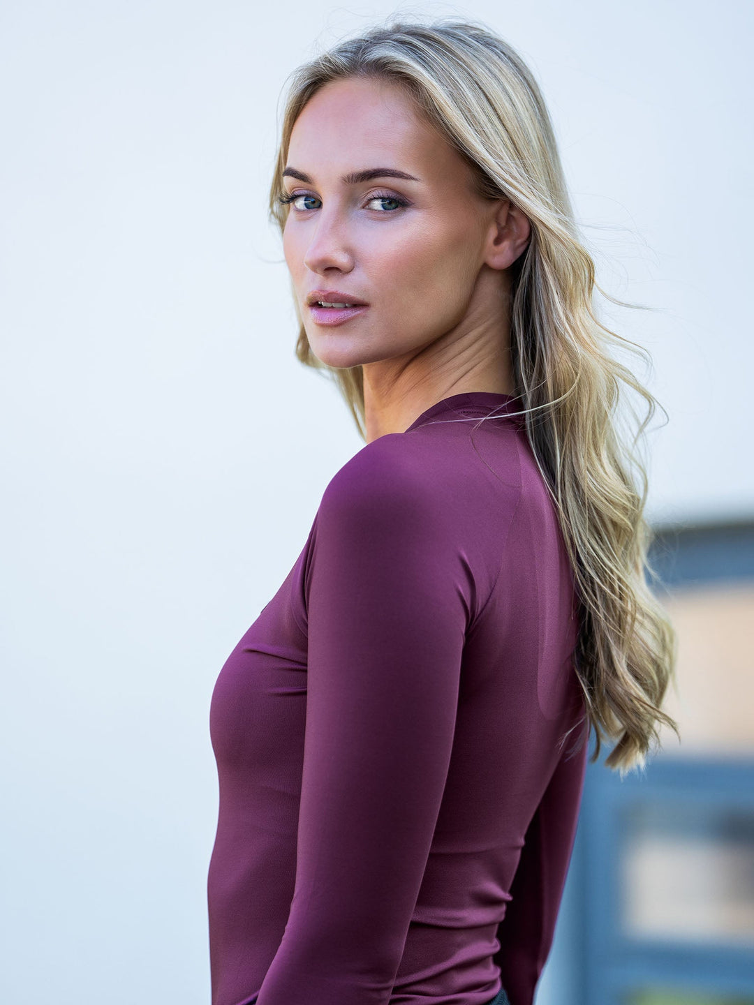 Equestrian Stockholm Dynamic Base Layer Top Purple Night - Top - Kingdom Equestrian