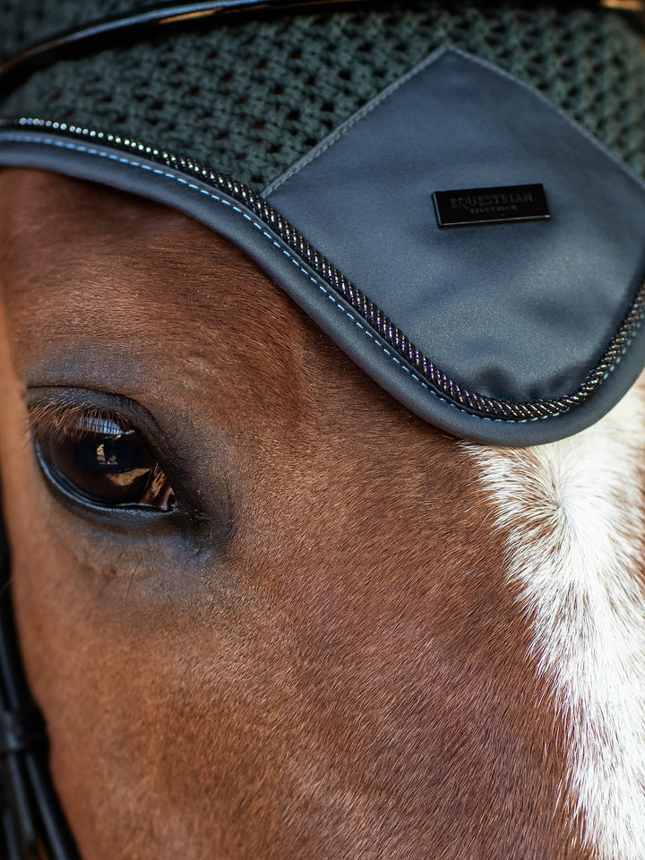 Equestrian Stockholm Fly Hood - Avenue Green - Fly Hood - Kingdom Equestrian