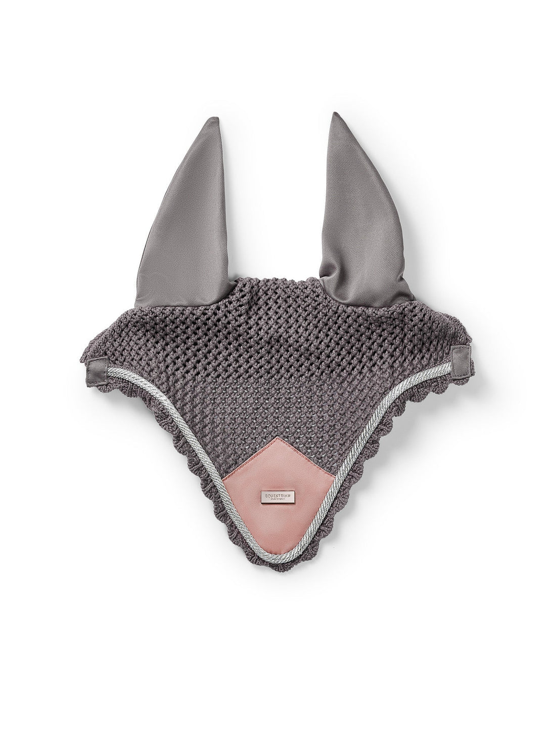 Equestrian Stockholm Fly Hood Dusty Pink - Ear Bonnet - Kingdom Equestrian