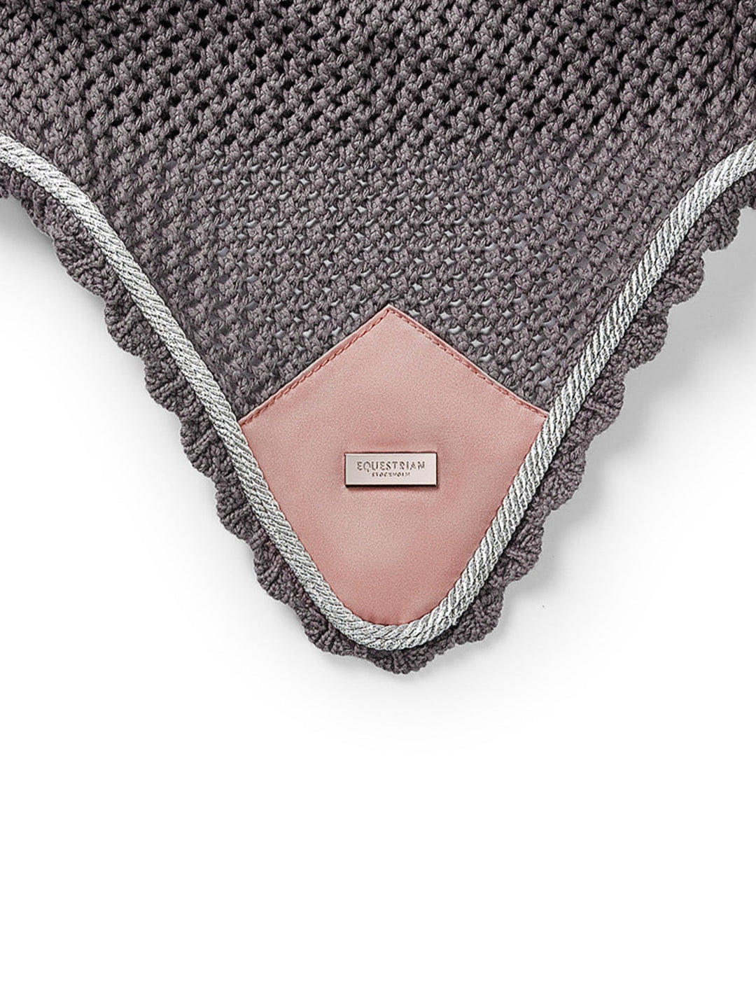 Equestrian Stockholm Fly Hood Dusty Pink - Ear Bonnet - Kingdom Equestrian