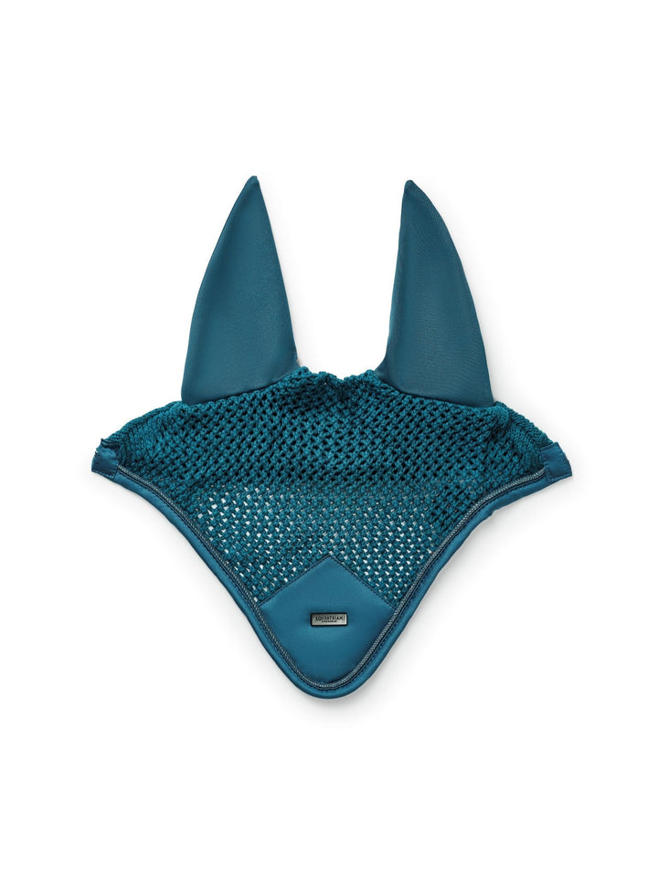 Equestrian Stockholm Fly Hood Modern Teal Blue - Ear Bonnet - Kingdom Equestrian