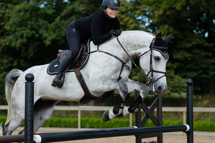 Equestrian Stockholm Jump Saddle Pad Black Edition - Jump Saddle Pad - Kingdom Equestrian